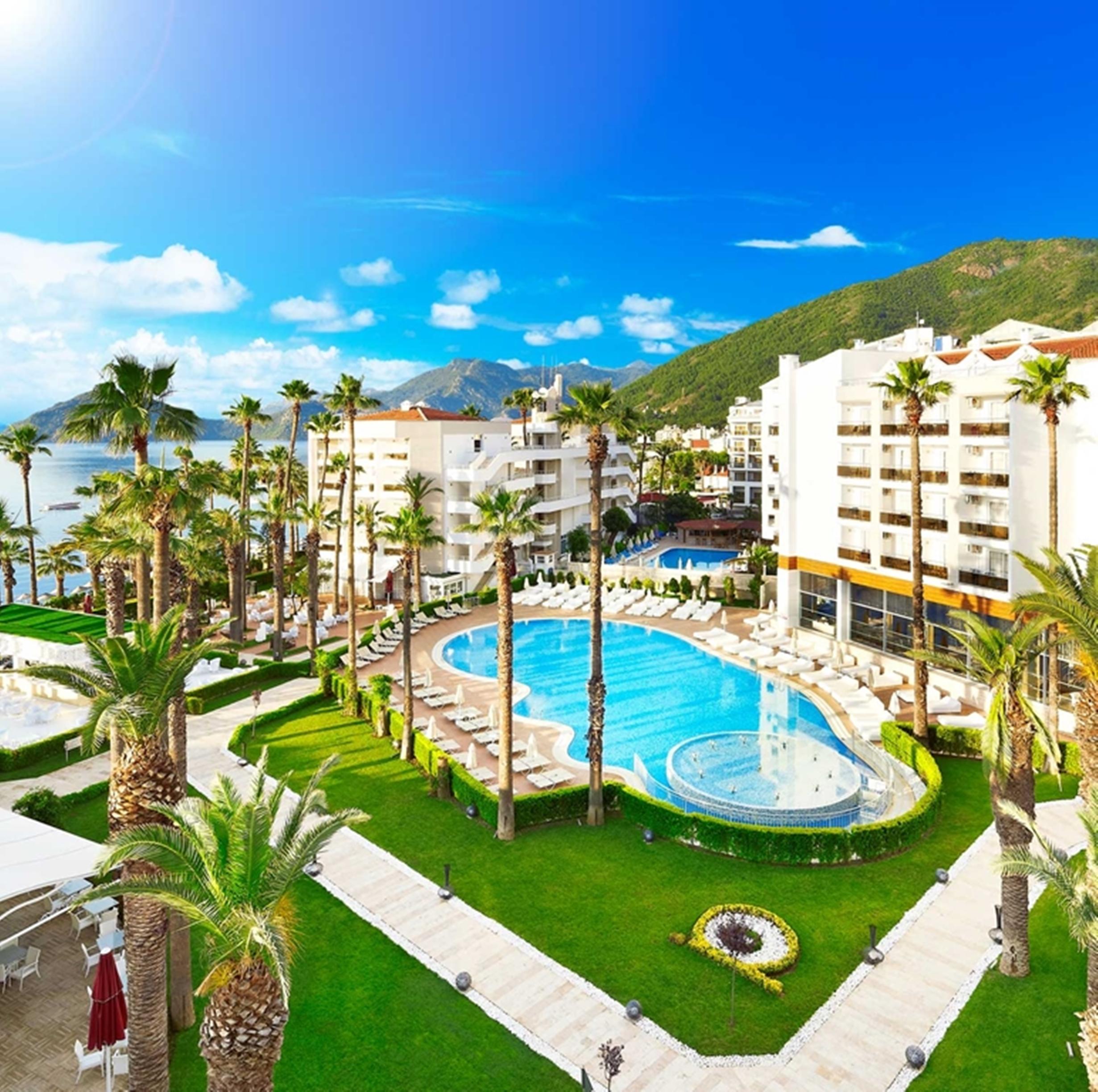 מרמריס Ideal Prime Beach Hotel Ultra All Inclusive מראה חיצוני תמונה