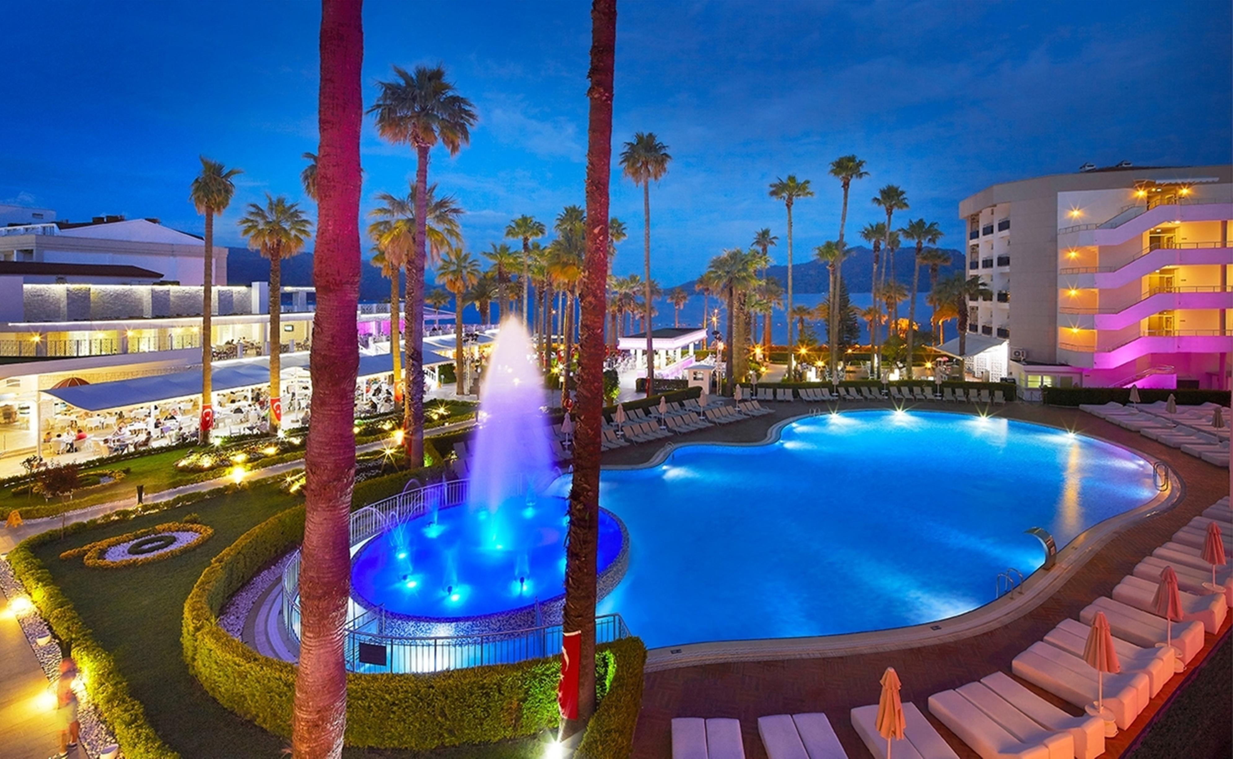 מרמריס Ideal Prime Beach Hotel Ultra All Inclusive מראה חיצוני תמונה